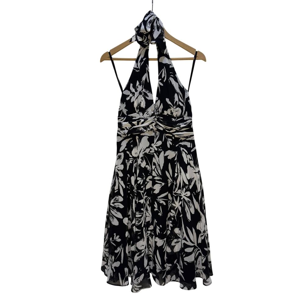 White House Black Market Halter Dress Size 2